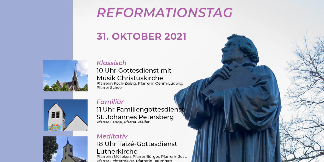 Drei Mal Reformation - Lutherkirche ausgebucht