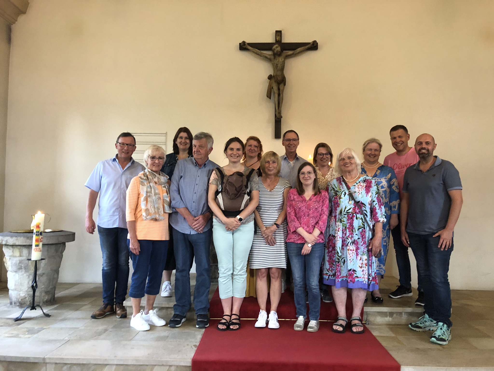 Unser himmlischer Vater ernährt uns … Kirchenvorstand und Team bei der „Sommersitzung“