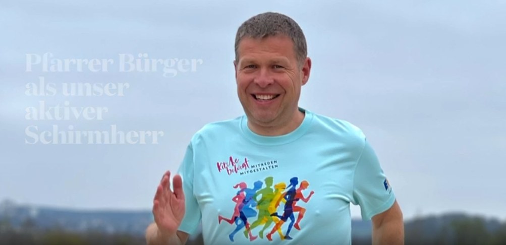 Sponsorenlauf der Bardoschule mit Schirmherr Stefan Bürger