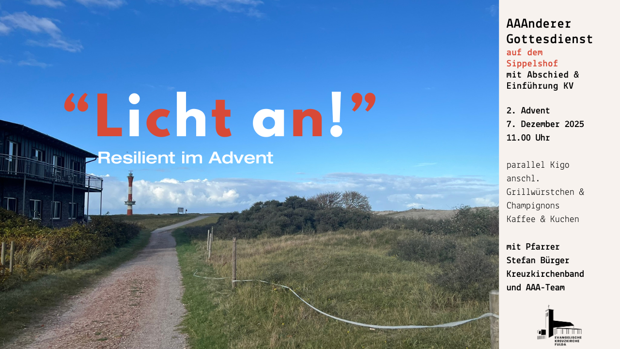 "Licht an!" AAAnderer Adventsgottesdienst auf dem Sippelshof