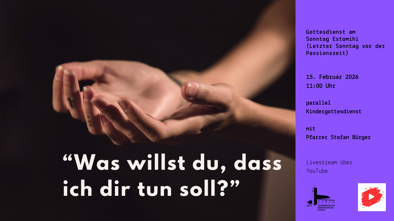 Gottesdienstankündigung